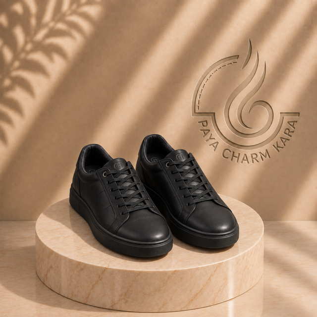 ونس مردانه تمام چرم طبیعی مدل M-225